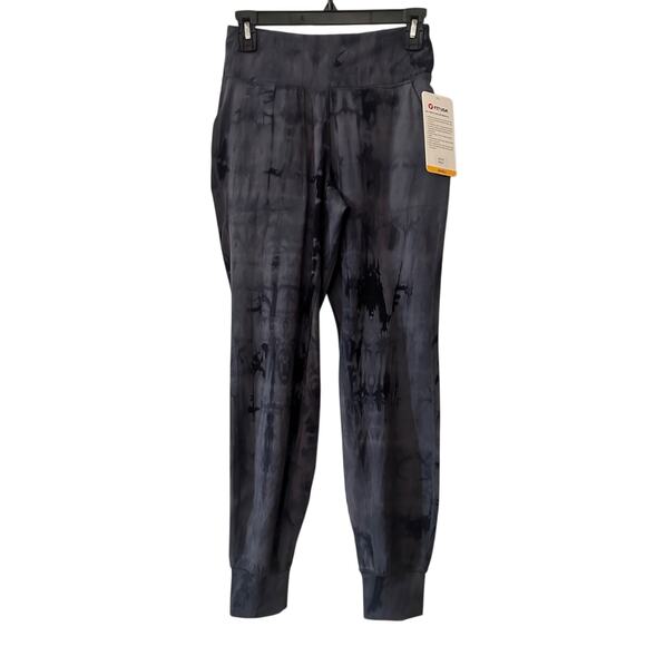 🍷NWT Fit USA great abstractly printed jogger pants size smal - Picture 1 of 6